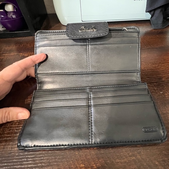 Leather Coach Wallet - Picture 7 of 12